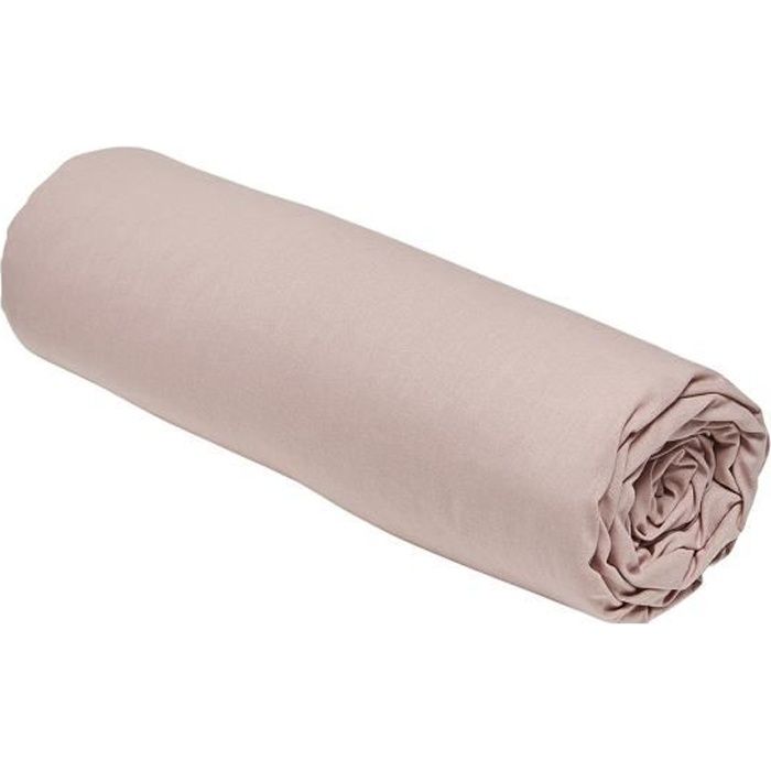 TODAY ESSENTIAL TODAY CHARG - 140 x 190 cm - 2 people - 100% UNE cotton - Sand pink