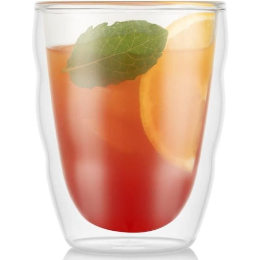 BODUM PILATUS Set 2 Double Wall Lenses 0.25 L Transparent