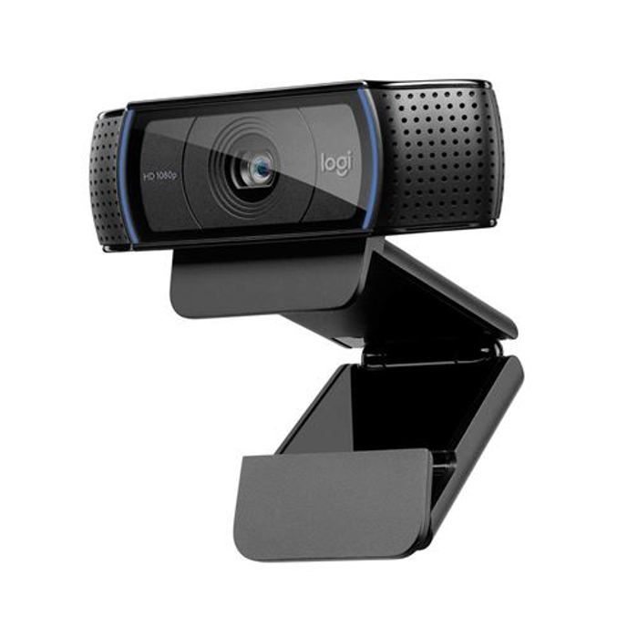 LOGITECH Webcam HD Pro C920 Refresh - Built-in Microphone - Ideal FaceTime and Skype
