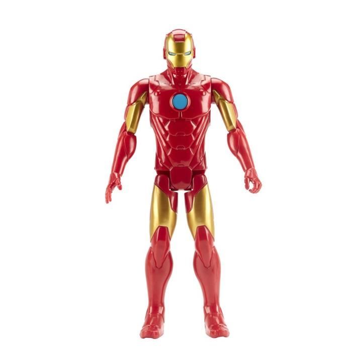 Iron Man 30 cm Action Figure, Avengers Titan Hero Series Toy for Kids Ages 4 and Up, Marvel