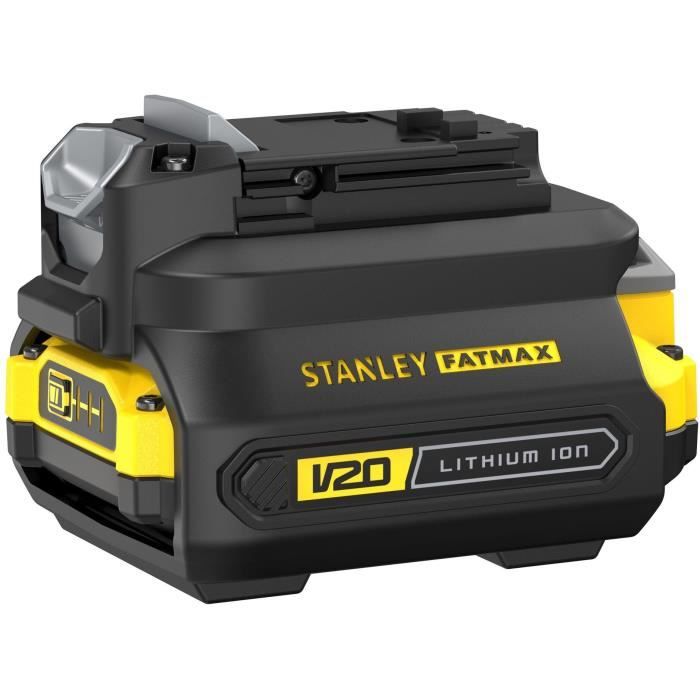 Battery Adapter - STANLEY FATMAX V20 - SFMCB100-XJ - On 18V Tools 2019 Range