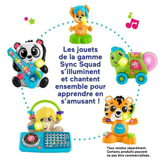 Fisher-Price-Link Squad Tiger Body Parts-Musical Developmental Toy HYL00