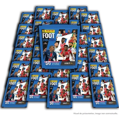 Blister stickers - PANINI - Football Ligue 1 2024-2025 McDonald's - 8 pockets + 1 legend sticker