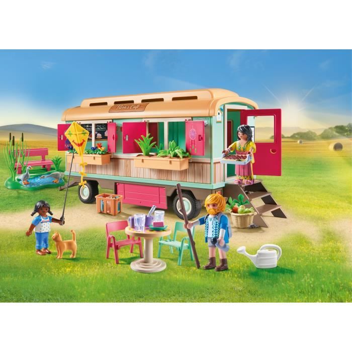 PLAYMOBIL 71441 Caravan café boutique - Country - Ages 4 and up