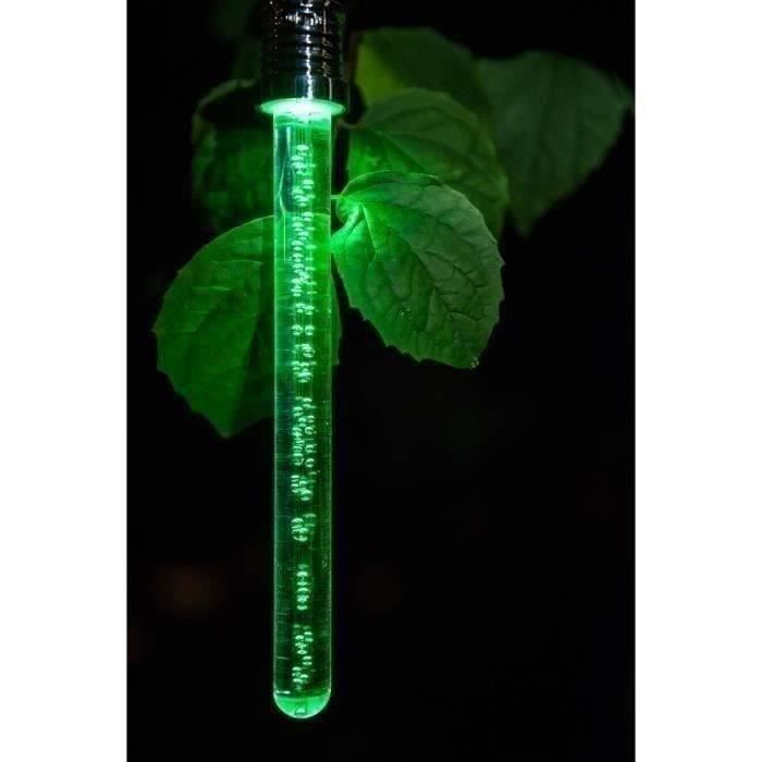Solar Stick Lantern - GARDEN ID Crystal - 22 cm - Changing color - Autonomy 6-8h - Rechargeable battery.