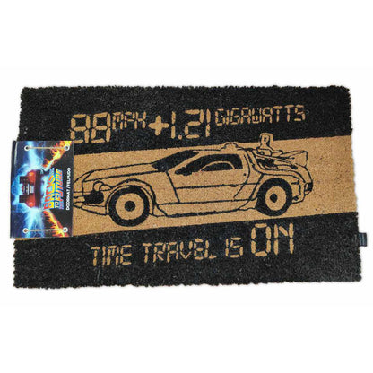 Back to the Future Delorean doormat
