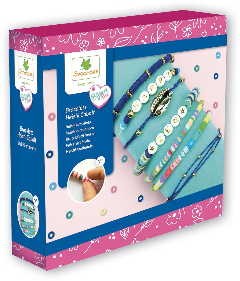 Sycomore - Create 7 Heishi Cobalt bracelets
