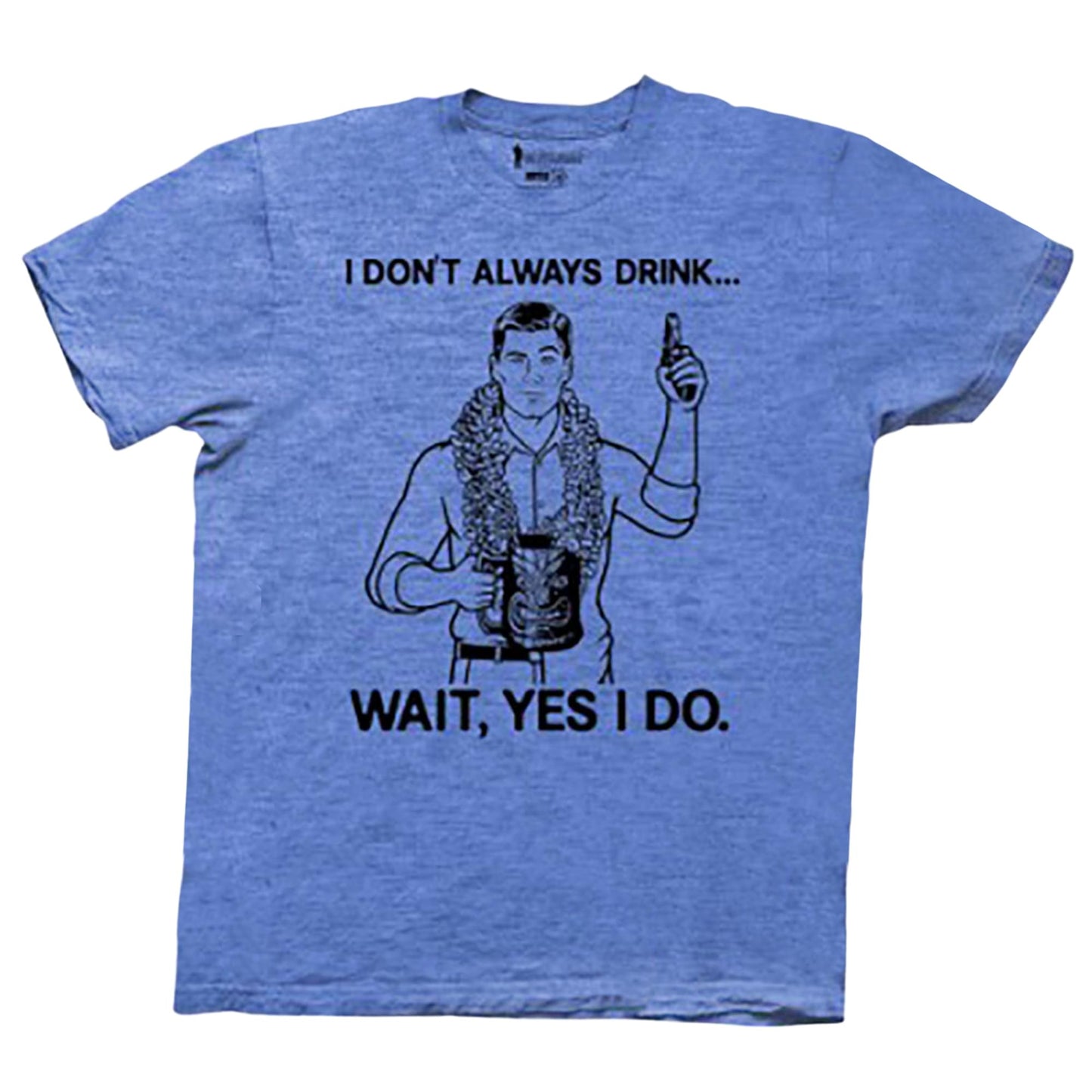 Archer I Dont Always Drink Adult Graphic Tee | Small