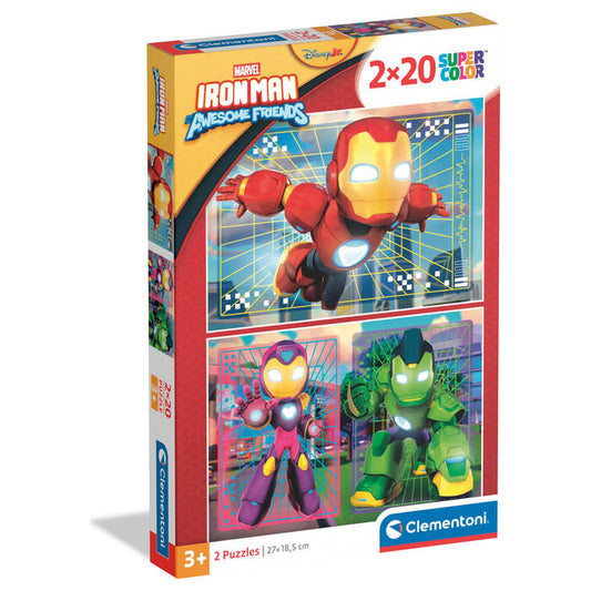 Marvel Iron Man and His Awesome puzzle 2x20pcs