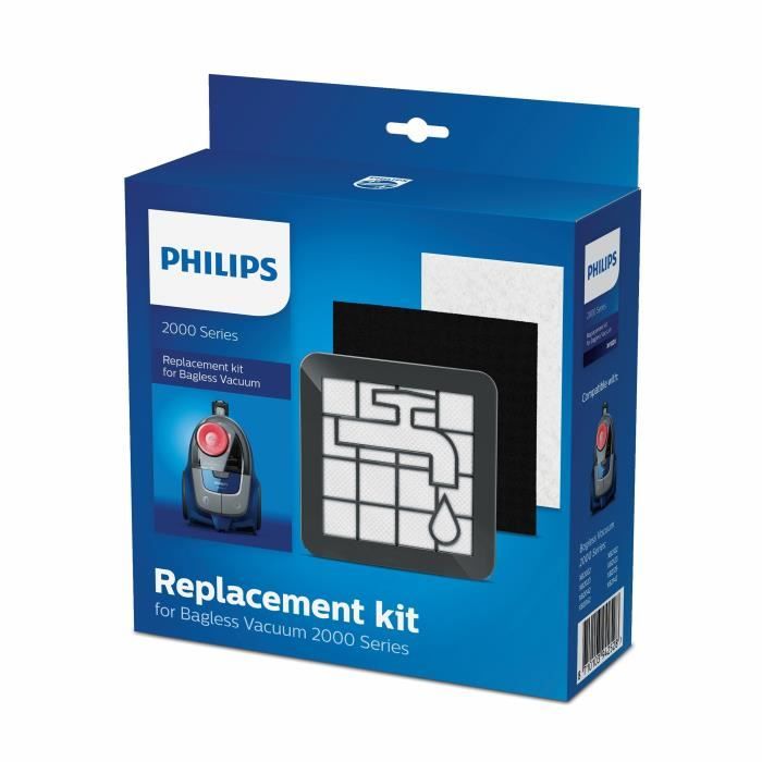 2000 series bagless vacuum cleaner filter replacement kit - PHILIPS XV1220 / 01