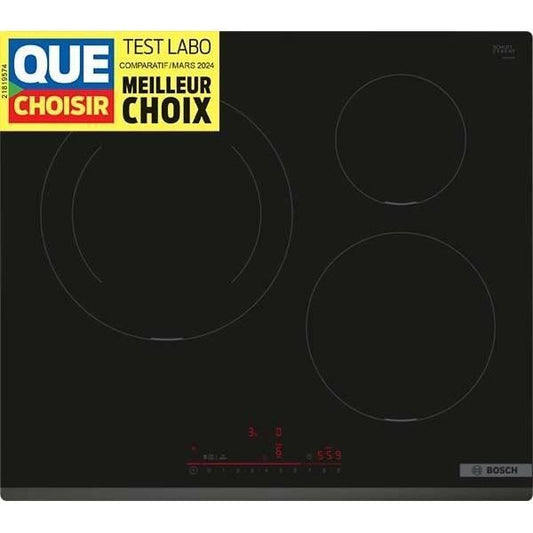 BOSCH induction hob - 3 burners - L59 x D52 cm - PIJ631HB1E
