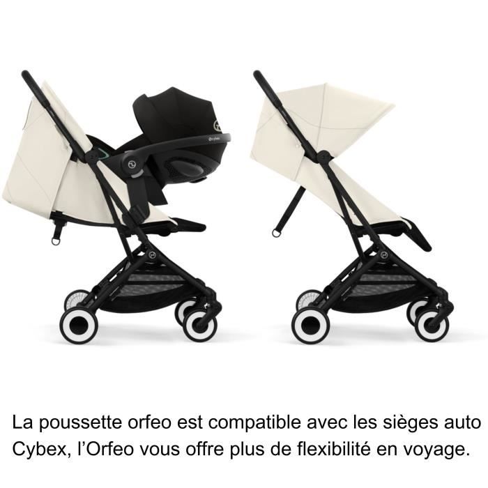 CYBEX - Ultra-compact and comfortable stroller - ORFEO - 4 wheels - Canvas White