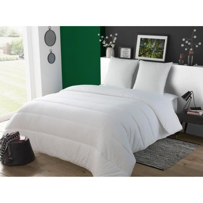 DODO ALoe Duvet 140x200 cm - Temperate - 300G/m² - Single Duvet - Soft and Comfortable - White