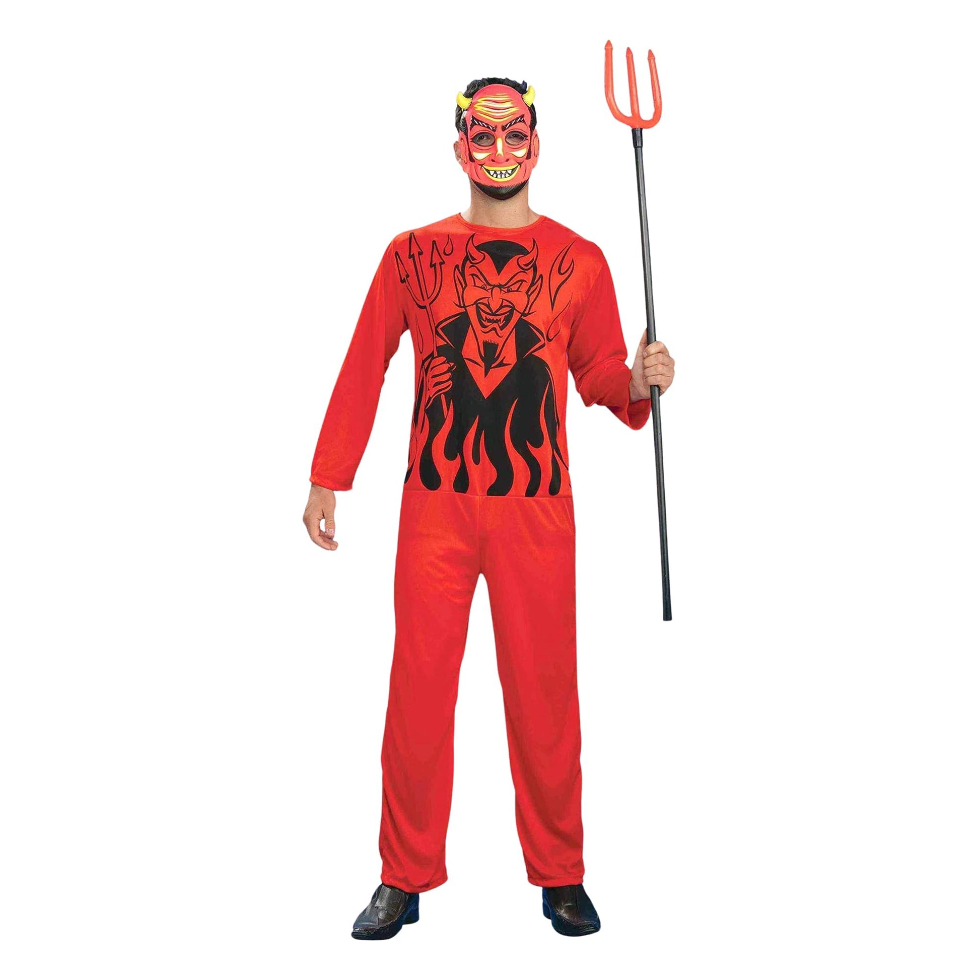 Retro Classic Red Devil Costume Adult Standard