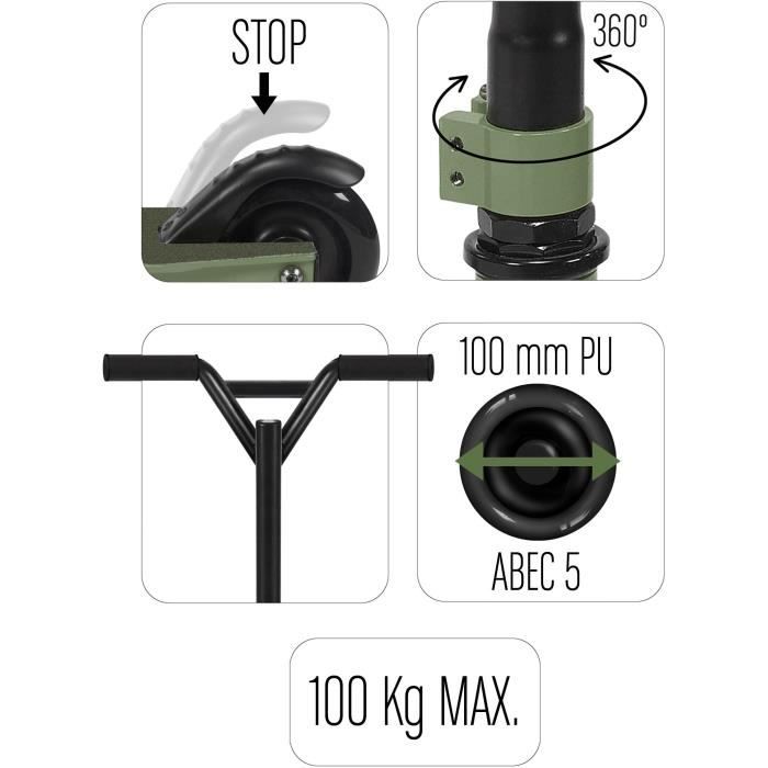 STAMP Freestyle Scooter Military SKIDS CONTROL