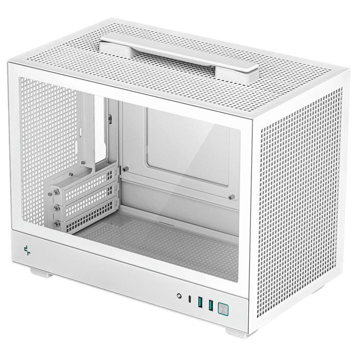 Mini-Tower Case - DeepCool - CH160 mT - White - Compact Design - Optimized for Mini-ITX