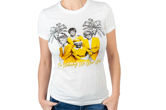 The Golden Girls 'On Wednesdays We Wear Gold' Women's T-Shirt | XX-Large