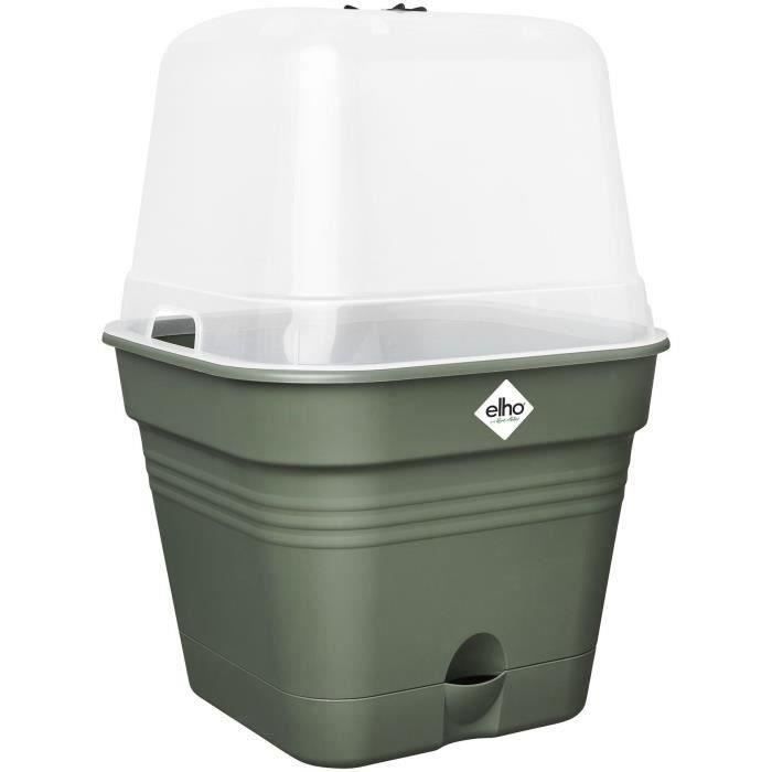 ELHO Green Basics Square growing pot - Ø 35 - Plastic - 14 l - Green