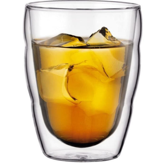 BODUM PILATUS Set 2 Double Wall Lenses 0.25 L Transparent