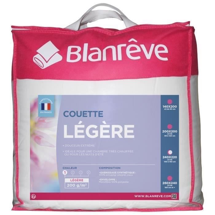 Blanreve Légere duvet in microfiber - 220 x 240 cm - White