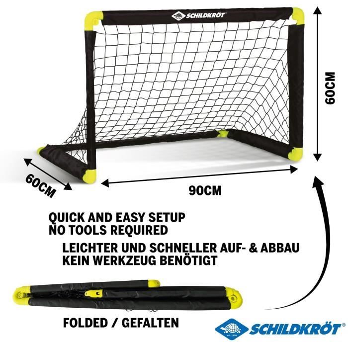 Football goal - Foldable - SCHILDKRÖT - 90 x 60 x 60 cm