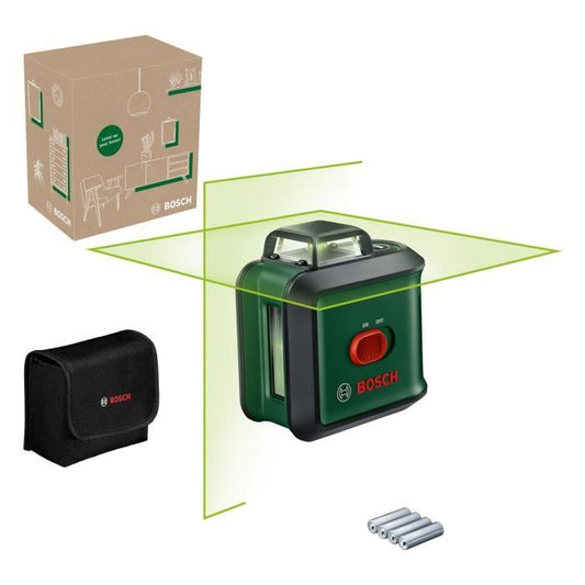 Bosch UniversalLevel 360 line laser (vertical and horizontal line laser with 360° laser for alignment throughout the