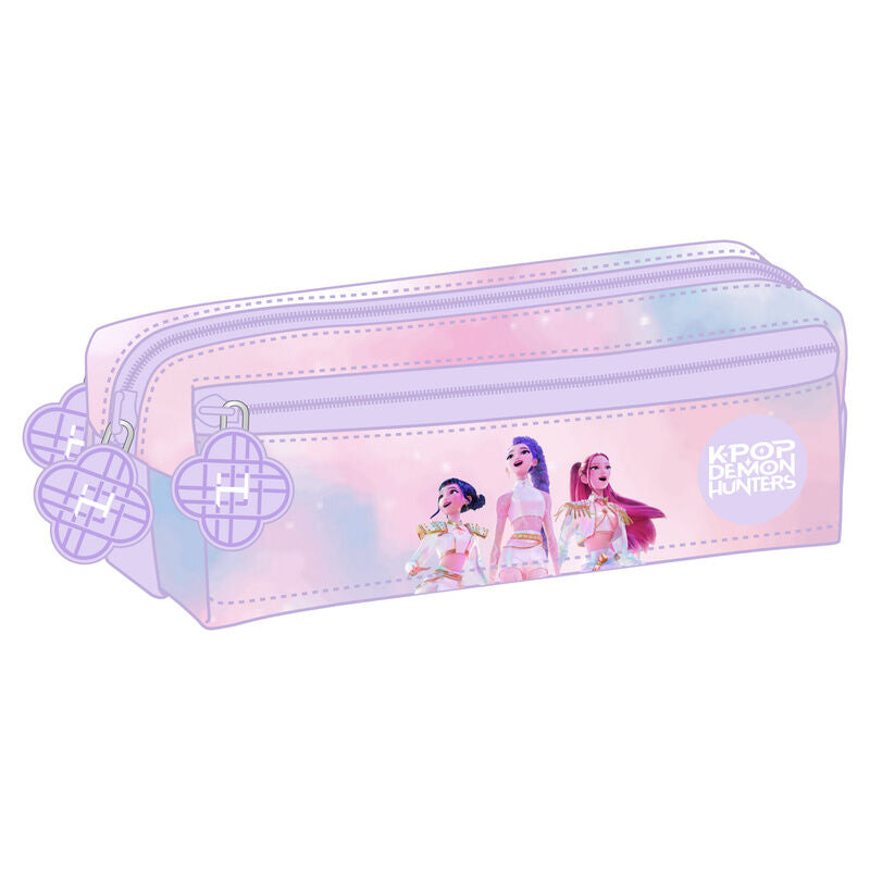 Demon Hunters Kpop Artist triple pencil case