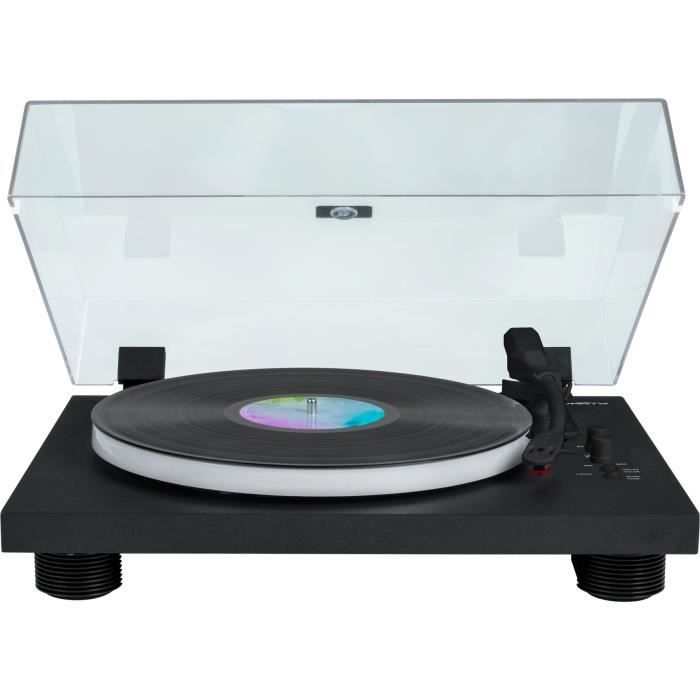 Record Player - BIGBEN INTERACTIVE - Light-up Platter - Belt Drive - Bluetooth - Light Effects