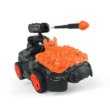 SCHLEICH - 42668 ELDRADOR CREATURES Lava Crashmobile with Mini Creature - Car playset with fantasy figurine