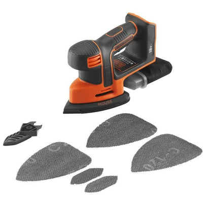 Wireless retail sander 18V Black+Decker (delivered without battery)-BDCDS18N-XJ