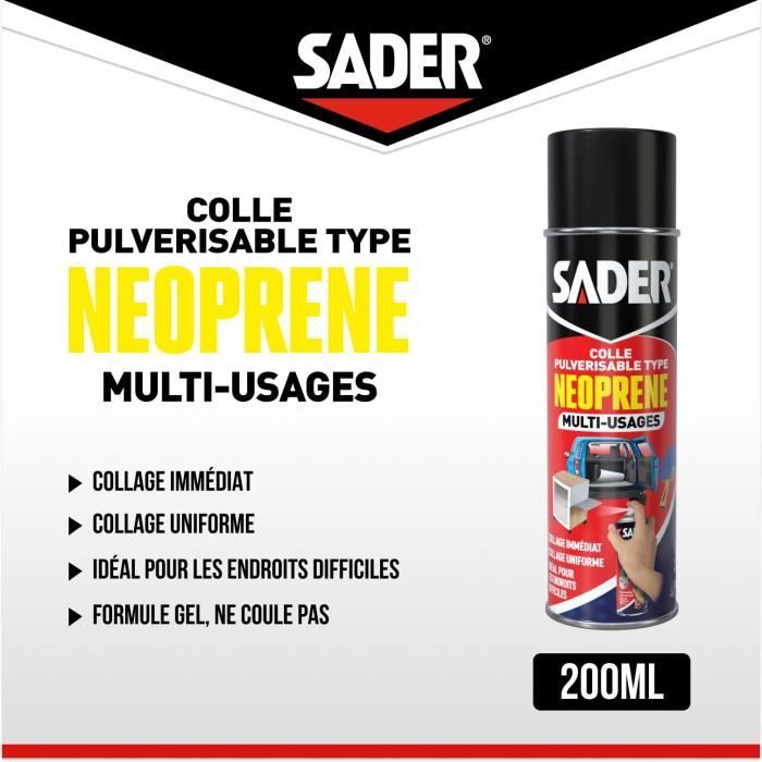 SADER Spray glue aerosol type multipurpose neoprene - 200 ml