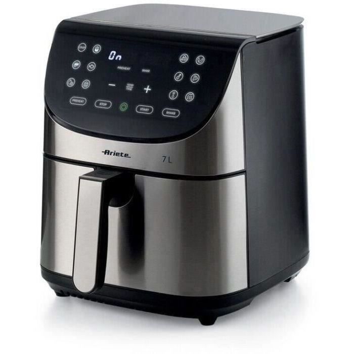 ARIETE digital oil-free fryer - brushed stainless steel - XXL 2 kilos - Model 4628