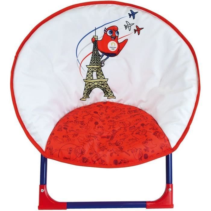 PARIS 2024 OLYMPIC GAMES - Foldable moon chair for children h.47 x l.54 x d.42 cm