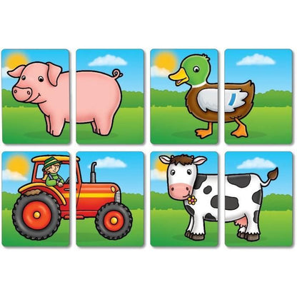 ORCHARD Farmyard Pairs Game - For children aged 18 months and over - Board game - Mixed - Memory