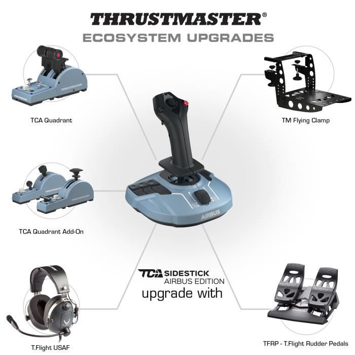 THRUSTMASTER - Joystick - TCA Officer Pack Airbus Edition