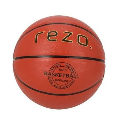 Basketball - REZO - Rubber - Size 5 - Brown - Versatile