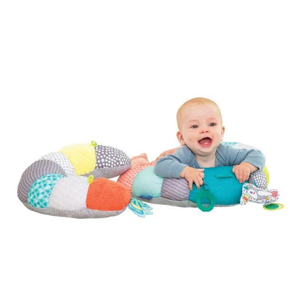 2-in-1 Infantino Tummy Time activity cushion