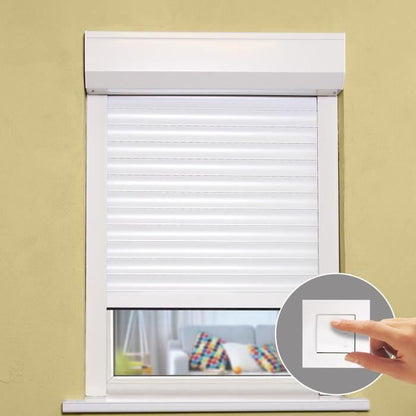 Aluminum electric shutter - L 100 x H 120 cm