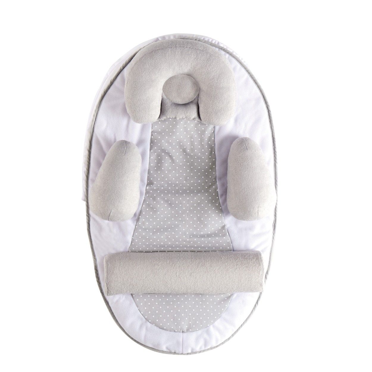 Tinéo - Baby sleep cocoon, Baby wedge, tilted 10 °, scalable, adjustable, removable, 0-3 months, Baby Tete hold, 58x40cm