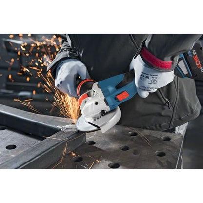 BOSCH PROFESSIONAL GWX 18V-15 C grinder + 2 5.5Ah ProCORE18V + GAL 1880 CV + L-Boxx batteries