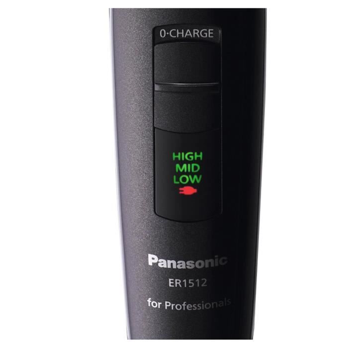 PANASONIC ER1512 - X-Taper Blade hair clipper - Professional cutting clipper - Autonomy up to 70 minutes - Rotary motor