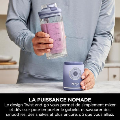 NINJA Blast Max Portable Blender - BC251EULD - 530 ml bowl - 2h battery life - cordless - BPA-free - lavender