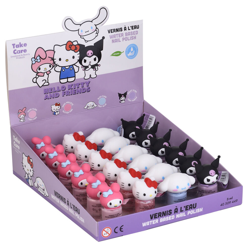 Hello Kitty and Friends assorted Water-based nail polish