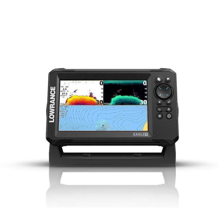 Combined GPS fishfinder - LOWRANCE - Eagle 7 - 83/200 HDI transducer - IPS screen - FishReveal