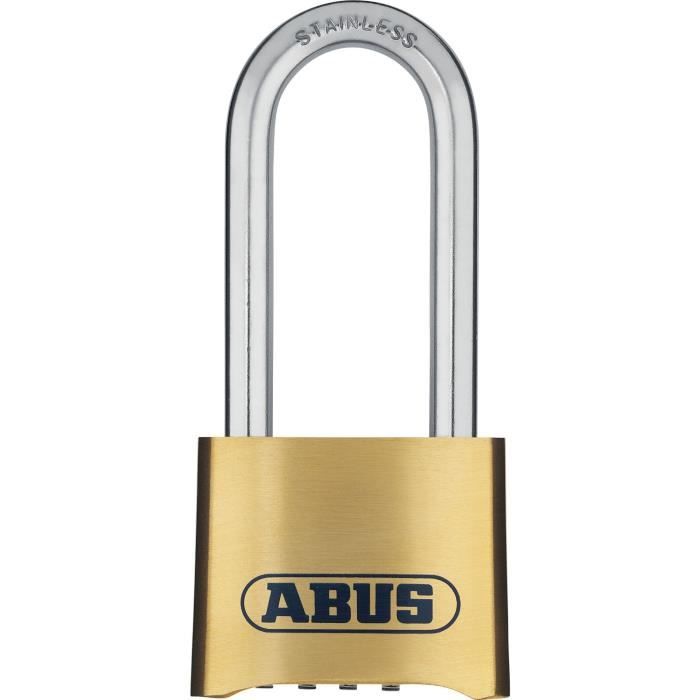 Combination padlock - ABUS - 180IB/50HB63 B/DFNLI - Forged brass body - Stainless steel shackle - Numerical code