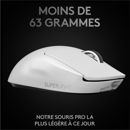 Gaming mouse - wireless - LOGITECH G - PRO X SUPERLIGHT - White