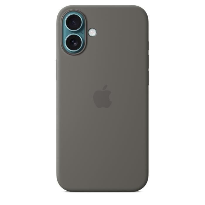 APPLE iPhone 16 Plus - Silicone Case with MagSafe - Stone Gray