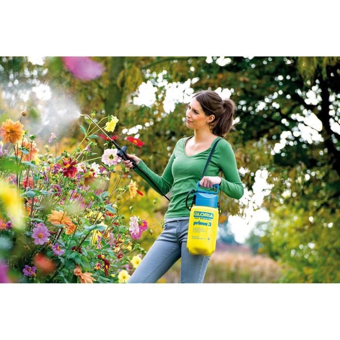 GLORIA Gloria hand sprayer - Model Prima 3 - With lance and strap - Polyethylene tank - 3L for a pressure of 3 bars