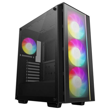 PC case - DEEPCOOL - MATREXX 55 V4 C - Mid tower - ATX - Tempered glass - ARGB - Black