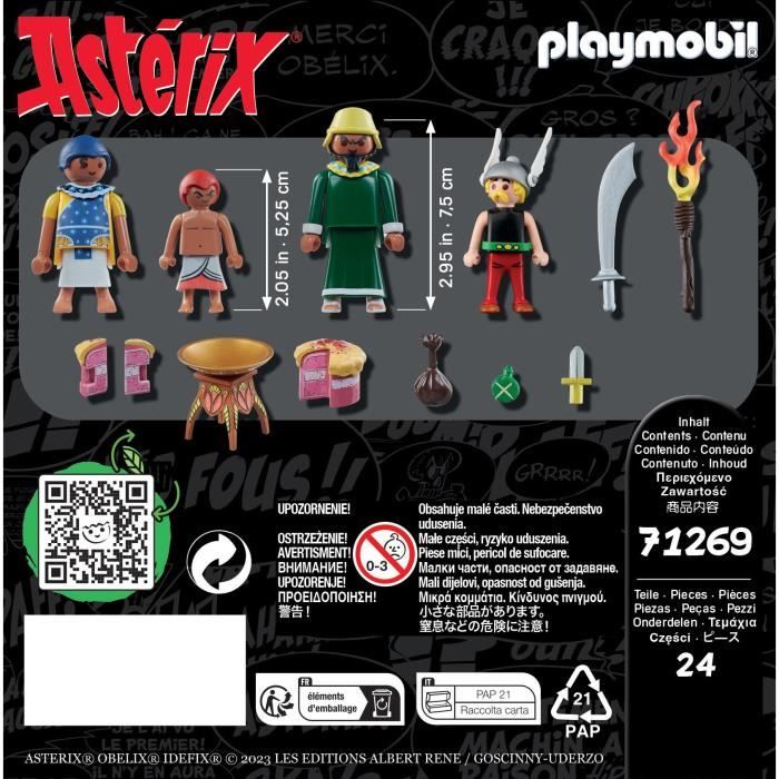 Playmobil - 71269 - Asterix: Amonbofis and the poisoned cake
